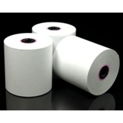 1 PLY 76X76 PAPER X 50 ROLLS. SUITABLE FOR MOST DOT MATRIX PRINTERS